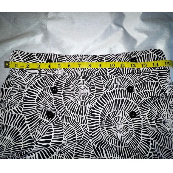 Robert Lewis Sea Shell Pattern Pants - Women's Size M - Lots of Stretch - Picture 7 of 10